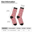 thumbnail image 4 of Goofa French Bulldog Face Printed Men's Crew Socks, Soft Durable Breathable Moisture-Wicking with Odor Control Cotton socks, 4 of 9