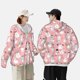 thumbnail image 4 of Balery Cute Pink Snowman Cat Sudadera ligera de manga larga con capucha y protección solar UPF 50+ para hombre y mujer, ideal para pesca y running-3X-Large, 4 of 7