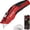 Red_Black, variant on VOTREK Box Cutter Retractable Utility Knife Heavy Duty Sharp Razor Knife for Cartons, Cardboard and Boxes, with 6 Extra Blades