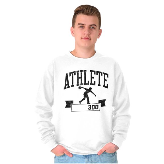 Bowling Team Varsity League Cool Unisex Plus Fleece Graphic Sweatshirt Brisco Brands 2X