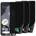 thumbnail image 3 of ZYQEEE 3 Pack Privacy Screen Protector for Google Pixel 8 Pro 6.7", Anti-Spy Flexible TPU Hydrogel Film, Support Fingerprint Unlock,Curved Coverage, 3 of 3