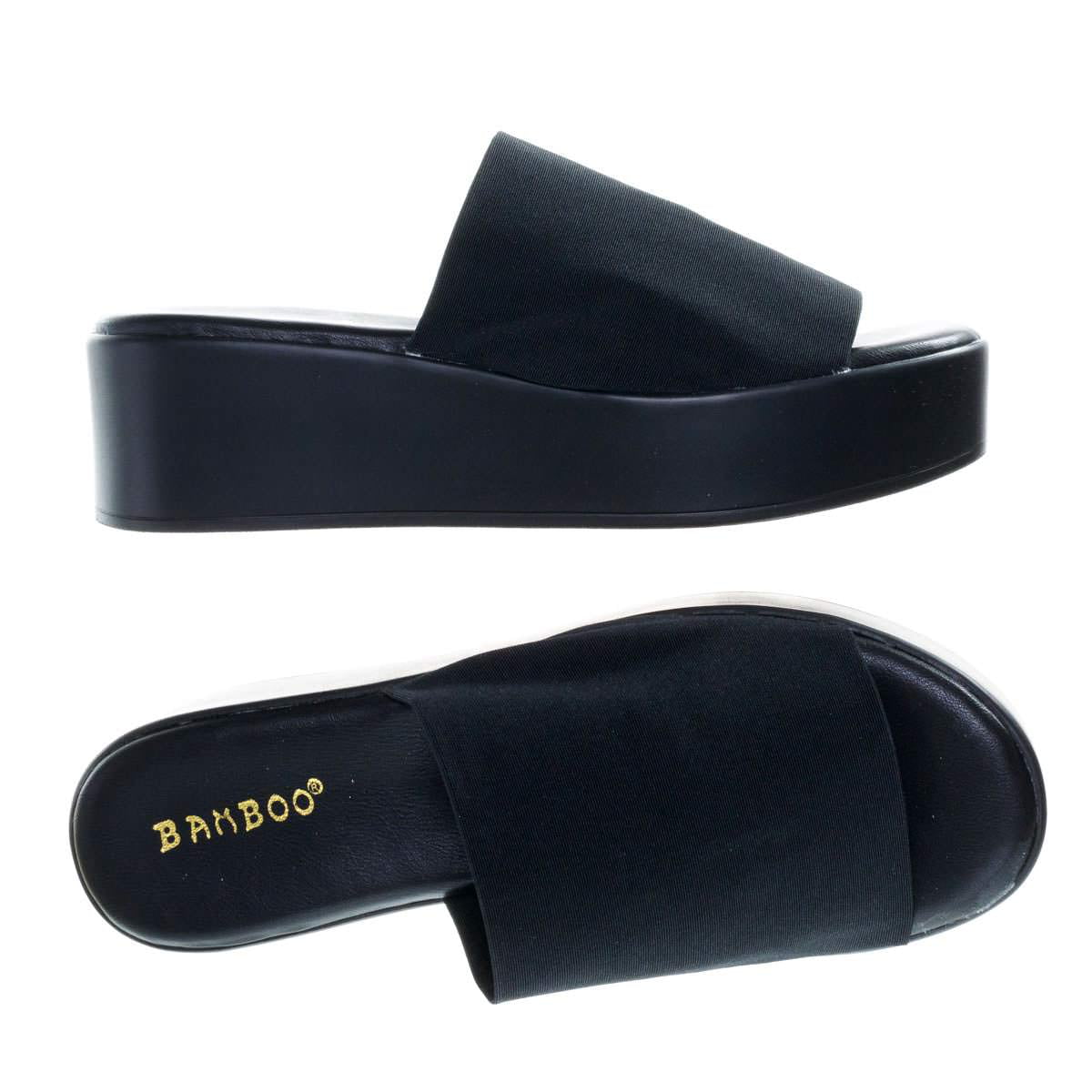 Bamboo - Bonus02 by Bamboo, Platform / Flatform Slide Slipper Sandal ...