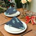 thumbnail image 4 of Coolnut Cute Cactus Cloth Napkins Set of 4 Pack, Washable Soft Table Dinner Napkins 20 inch for Kitchen, Hotel, Party, Wedding Washcloth Gift, 4 of 7