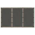 thumbnail image 5 of vidaXL Garden Table with Glass Top Grey 150x90x75 cm Poly Rattan, 5 of 5