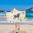 thumbnail image 2 of Yayeee Kids Hooded Towels Toddler Soft Absorbent Beach Bathing Wrap 50" x 23.5", Cowboy Pattern, 2 of 5