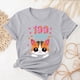 thumbnail image 4 of Camisetas de Cuello de Tripulación de Manga Corta para Mujeres Carta Impresa Camiseta 95% Poliéster 5% Spandex, Manga Corta Cuello Redondo Top Casual para Diario, 4 of 5