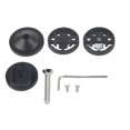 thumbnail image 1 of Soporte para computadora de bicicleta, ánodo CNC, diámetro de horquilla delantera de 28,6 mm, tornillos de acero inoxidable 304, cubierta de dirección para potencia de bicicleta, soporte negro, 1 of 14