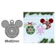 thumbnail image 1 of Troqueles de corte de Metal con orejas de Minnie, Mickey Mouse de Disney, 20 estilos, troqueles de Navidad para álbum de recortes, decoración de tarjetas DIY en relieve, 1 of 4