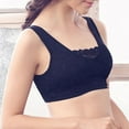thumbnail image 3 of Women Lace Bralettes Crop Tank Top Wireless Push Up Underwear Padded Bandeau Bra with Strap for Daily Wear Yoga Running, 3 of 8