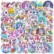 thumbnail image 1 of Paquete de pegatinas de vinilo con diseño de unicornios, 50 unidades, lindas calcomanías de vinilo c, 1 of 2