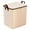 B, variant on Large Capacity Clothes Storage Box with Handles, Foldable Fabric Wardrobe Organizer for Home and Moving, Yellow Stripes, 140L