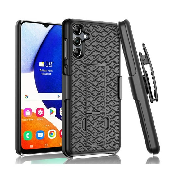 Case Belt Clip for Samsung Galaxy A14 5G Phone - Holster Swivel Cover Kickstand Armor Combo Drop-Proof W1Y Compatible With Galaxy A14 5G Model