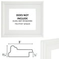 thumbnail image 3 of Creative Mark Plein Air Style Frame, White 9x12" - 10 Pack - 2.75" Wide Moulding with 1/2" Rabbet Depth, No Glass or Backing, Museum Quality, For Art Panels, Stretched Canvas & Pictures, 3 of 7