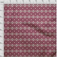 thumbnail image 4 of oneOone Georgette Viscose Dark Magenta Fabric Asian Kilim Sewing Craft Projects Fabric Prints By Yard 42 Inch Wide, 4 of 5
