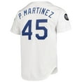 thumbnail image 3 of Men's Mitchell & Ness Pedro Martinez White Los Angeles Dodgers 1993 Cooperstown Collection Home Authentic Jersey, 3 of 3