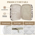 thumbnail image 6 of Pzuqiu Cross Print Bible Cover Case for Women Quilted Carrying Cases Book Protector Bible Bag with Handle&Tags Study Supplies Accessories Church Bag Tote Bags Christian Gifts, 6 of 7
