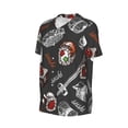 thumbnail image 6 of Fotbe Japanese Sushi Hashi Baseball Jersey Shirt for Men and Women, Casual Short Sleeves Button Down T-Shirt-Medium, 6 of 9