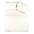 thumbnail image 1 of Casavia - Natural 100% Cotton Sheets Queen Sheet Set, Premium Bedding Sets- 400 Thread Count- Soft Sateen 100% Cotton - Deep Pocket, Easy Fit, Queen Sheets, 4 Piece Bed Sheets Queen - Cream, 1 of 5