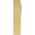 thumbnail image 4 of 2"W x 10"D x 10"H Thin Pescadero Rough Cedar Woodgrain TimberThane Corbel, Primed Tan, 4 of 6
