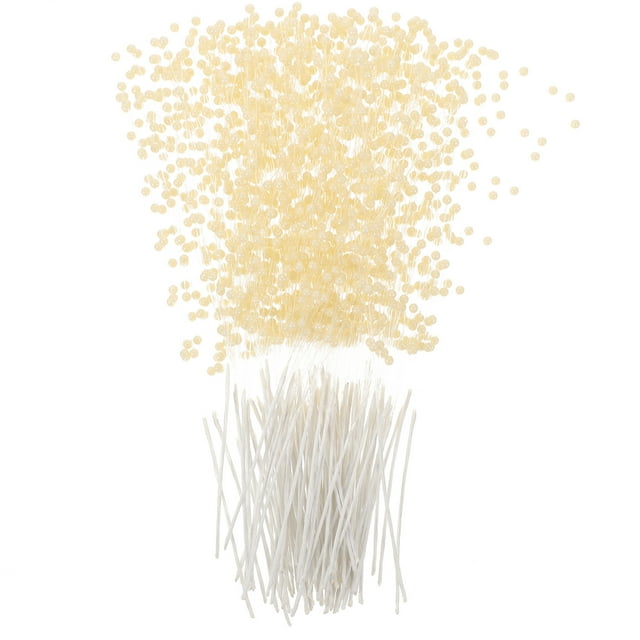KAKOWELY 100 piezas de palitos de ramo con cuentas de hilo de perlas, exquisitos adornos para tartas, decoraciones de ramas de perlas