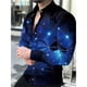 thumbnail image 1 of Camisa retro de manga larga de tela de moda callejera para exteriores con solapa tribal retro, cómoda y suave, camisa para hombre 2024, 1 of 6