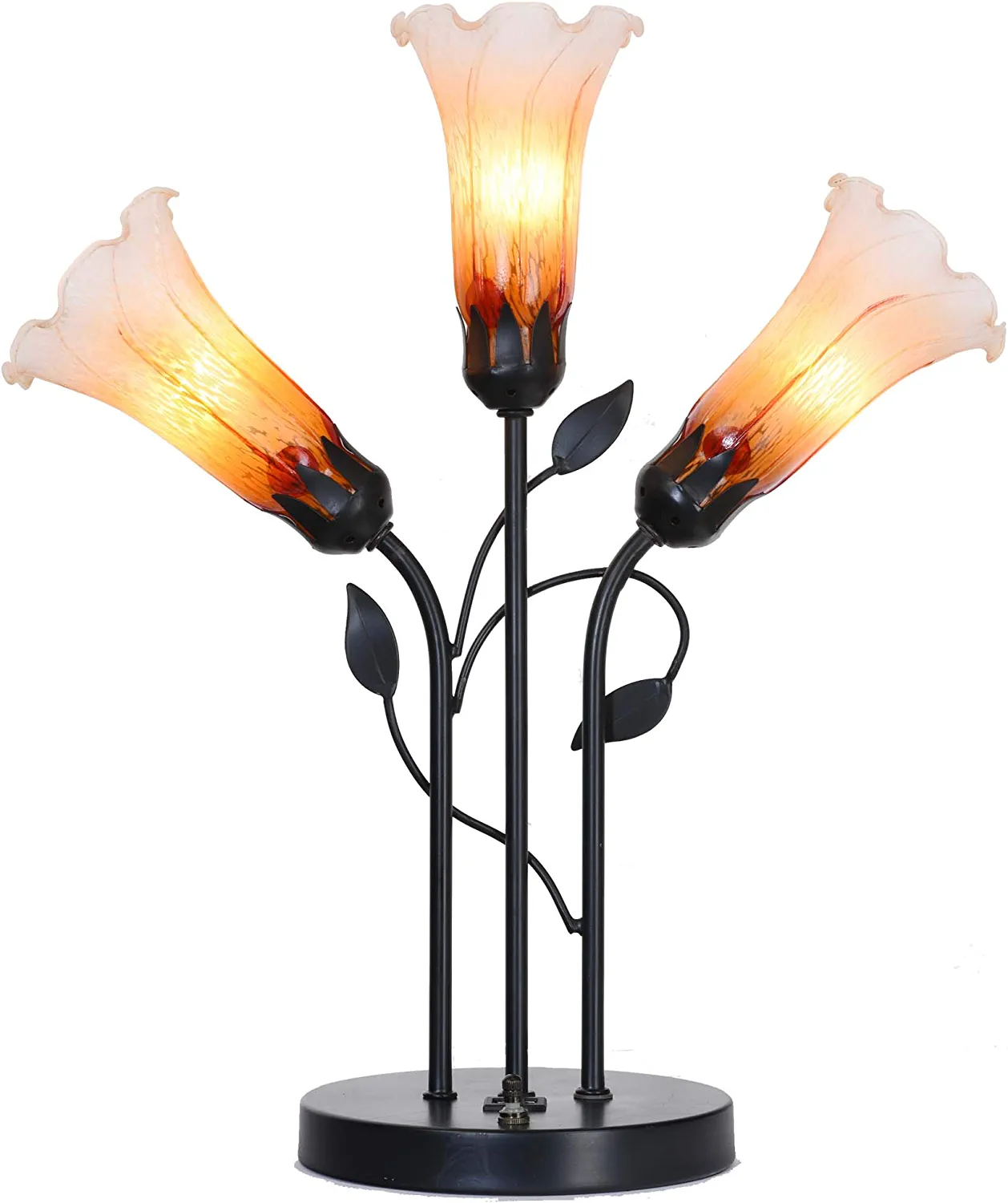 Bieye Pond Lily Table Lamp Base – Nature-Inspired 4-Light Base For Lily Lampshades