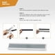 thumbnail image 5 of VYANLIGHT Luces debajo del gabinete Sensor de movimiento 10 luces LED para interiores – Tiras de luz para armario, cocina, baño, despensa – Iluminación inalámbrica para gabinete con pilas, despegar y, 5 of 5