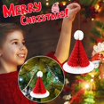 thumbnail image 2 of SUSHANG Clearance Christmas Santa Hat Tree Christmas Atmosphere Hat Christmas Honeycomb Christmas Decoration Santa Honeycomb Pendant, 2 of 9
