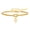 Gold B, variant on Initial Bracelets for Women Layered Letter Snake Chain Alphabet Silver Gold Plated Stainless Steel Personalized Tie A Knot Name Charm Simple Jewelry Silver Letter M