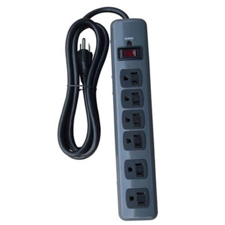 Master Electrician PS-649F-3 Black 6 Outlet Metal Surge Strip price history on PriceWatchPro