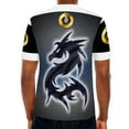 thumbnail image 2 of UltraMega Collection Dragon Blaze Ultra Round T-shirt for Men in Multi-Color XL in Size, 2 of 2
