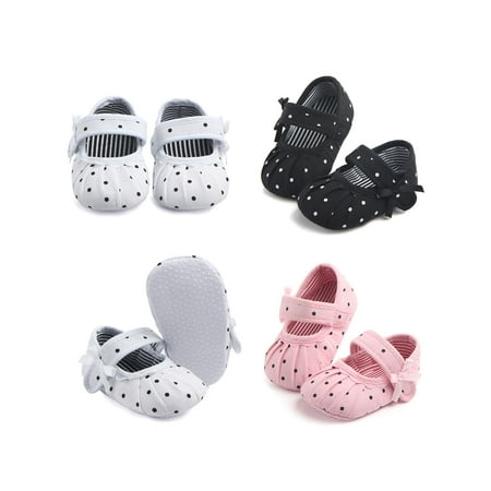 

Newborn Baby Girl Soft Sole Canvas Crib Shoes Anti-slip Sneaker Prewalker 0-18M