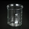 thumbnail image 3 of Uxcell 400ml vaso de precipitados de vidrio de forma baja, 3.3 tazas de medición graduadas de laboratorio, 3 of 5
