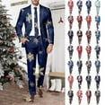 thumbnail image 4 of Adult Mens Christmas Suits 2 Piece Funny One Button Xmas Reindeer Jacket Tuxedo And Trousers Set Slim Fit Winter Party Ugly Mens Suits, 4 of 6