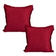 thumbnail image 1 of Cojin Decorativo Cuadrado Set de 2 Red Rojo, 1 of 4