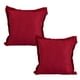thumbnail image 1 of Cojin Decorativo Cuadrado Set de 2 Red Rojo, 1 of 4