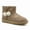 champagne, variant on Kids Winter Snow Boots, Girls Boys Comfy Faux Fur Lined Short Boots Slip On Furry Outdoor Warm Ankle Boot