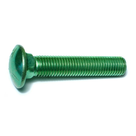 

3/4 -10 x 4 Green Rinsed Zinc Grade 5 Carriage Bolts (9 pcs.)