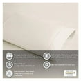 thumbnail image 2 of Beautyrest 600 Thread Count White Cooling Cotton Blend 4 PC Sheet Set, King, 2 of 11