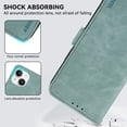 thumbnail image 2 of Decase Flip Case with Card Holder for Samsung Galaxy A53 5G,Wallet PU Leather Magnetic Protective Cellphone Case for Samsung Galaxy A53 5G Folio Book Cover with Stand,Turquoiseblue, 2 of 7