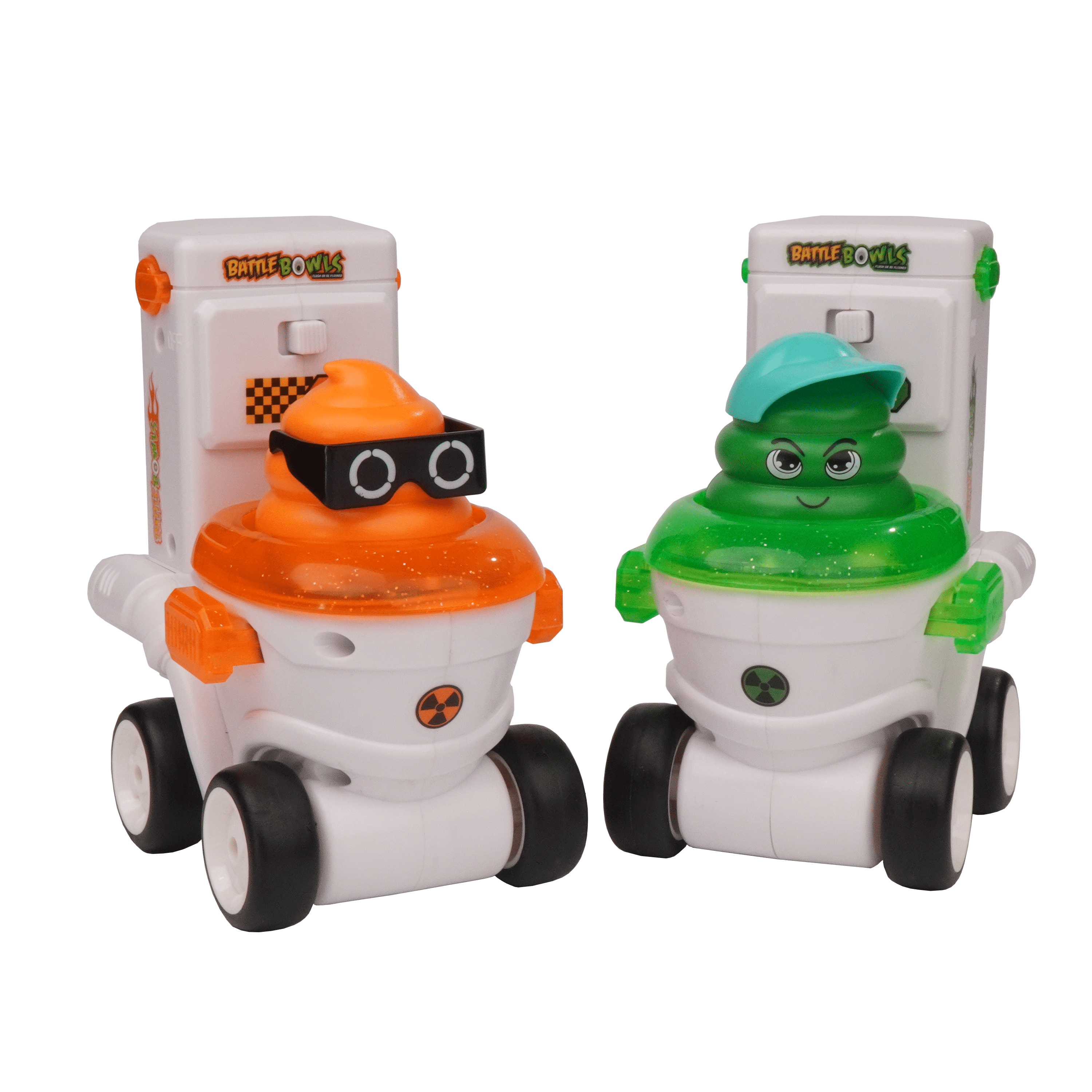 Force1 Summer Toilet RC Car 2 pack Novelty Indoor Remote Control Ages 6+