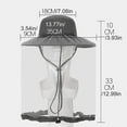 NIHOND Outdoor Gardening Portable Netting Cap Hidden Netting Beekeeping