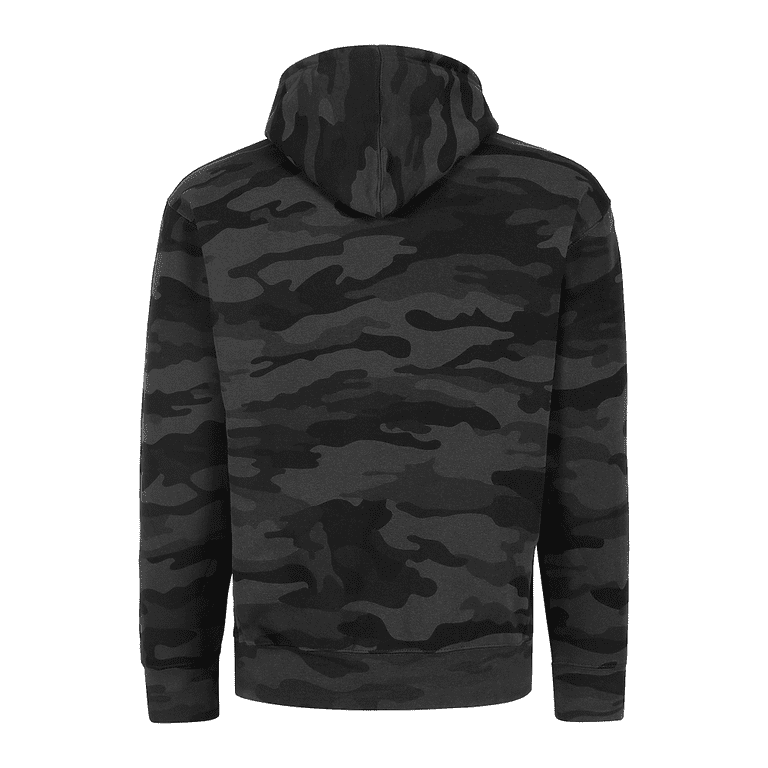 Independent Trading Co Heavyweight Hooded Sweatshirt Black Camo L