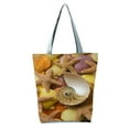 thumbnail image 1 of Sac à Bandoulière Réutilisable avec Fermeture Éclair, Imprimé Étoile de Mer, Grande Capacité, Accessoires de Mode, 1 of 10