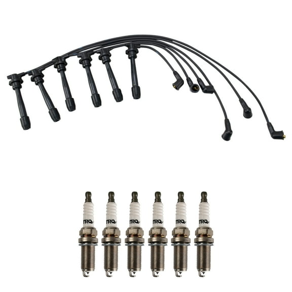 TRQ Ignition Kit Spark Plug & Wire Set For Kia Optima V6 2.7L TKA01301