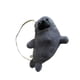 thumbnail image 5 of Bolsa de peluche con cierre de cremallera, informal, única, para hombro, ideal para fiestas y viajes. Gris, 5 of 8
