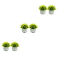 thumbnail image 1 of Guardoinrt 2piece Potted Simulation Plants Adding Beauty And Style To Any Setting Durable Pot Bonsai Ornament yellow 3Set, 1 of 6