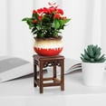 thumbnail image 4 of ELAYARD Fish Tank Wood Pedestal Display Stand Brown 1Pack, 4 of 6