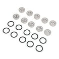 thumbnail image 1 of 10pcs Brake Master Cylinder Sight Glass, Resin Lens with Durable Rubber O Ring, Universal Replacement for Motorcycle ATV, 1 of 7