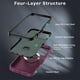 thumbnail image 5 of Funda Case MYBAT Maverick Mag clip para iPhone 16 PRO MAX - Ciruelo con mica, 5 of 10